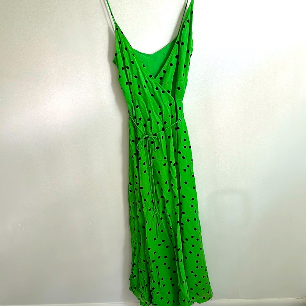 Ganni polka dot dress